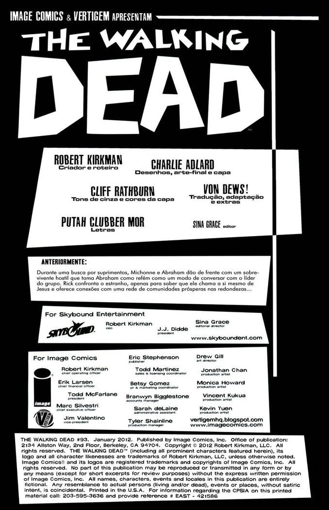 Read The Walking Dead Comic (PT) Manga Online